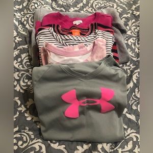 Bundle lot of 7 girl tops size 10-12.